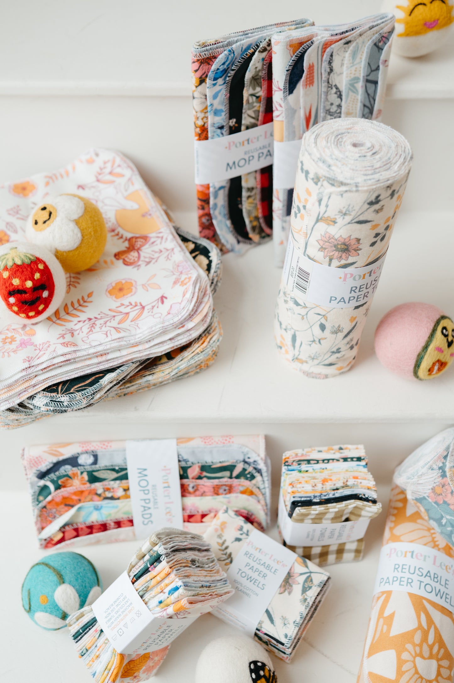 Organic Wool Dryer Balls--Skittles