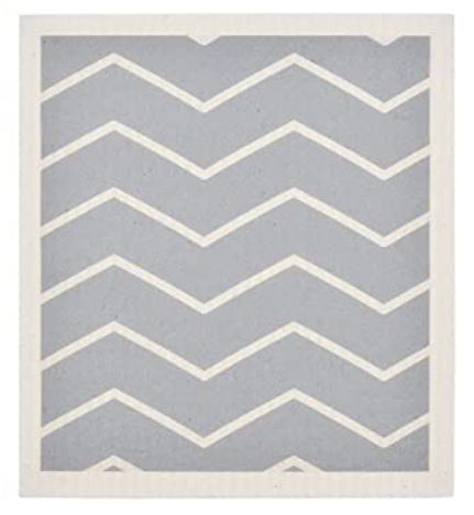 Swedish Dish Cloth -- Blue Chevron