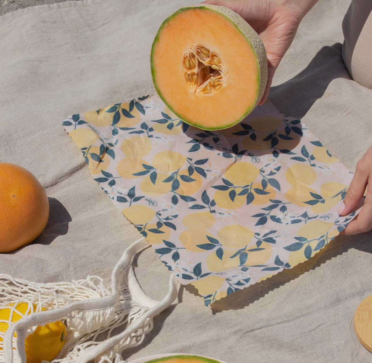 Beeswax Food Wraps -- Amalfi Lemons