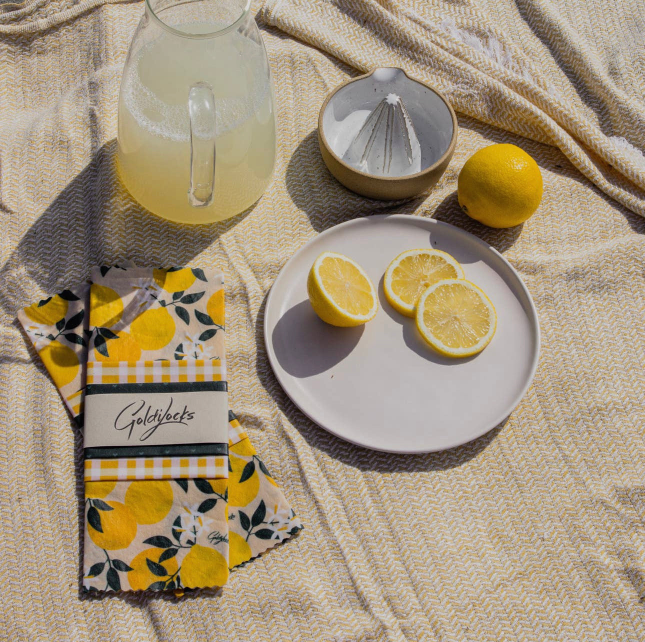 Beeswax Food Wraps -- Amalfi Lemons