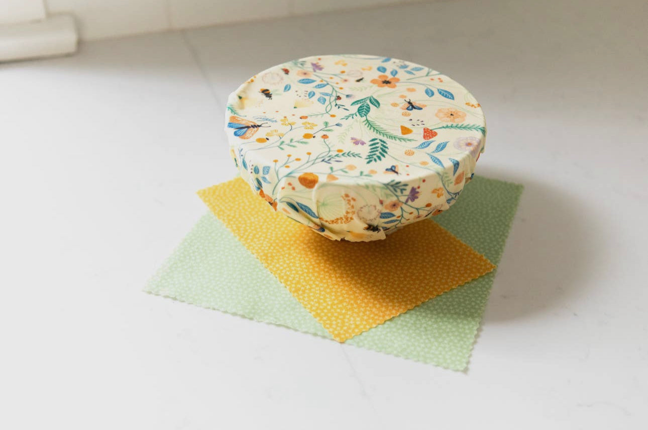 Beeswax Food Wraps -- Pollinators