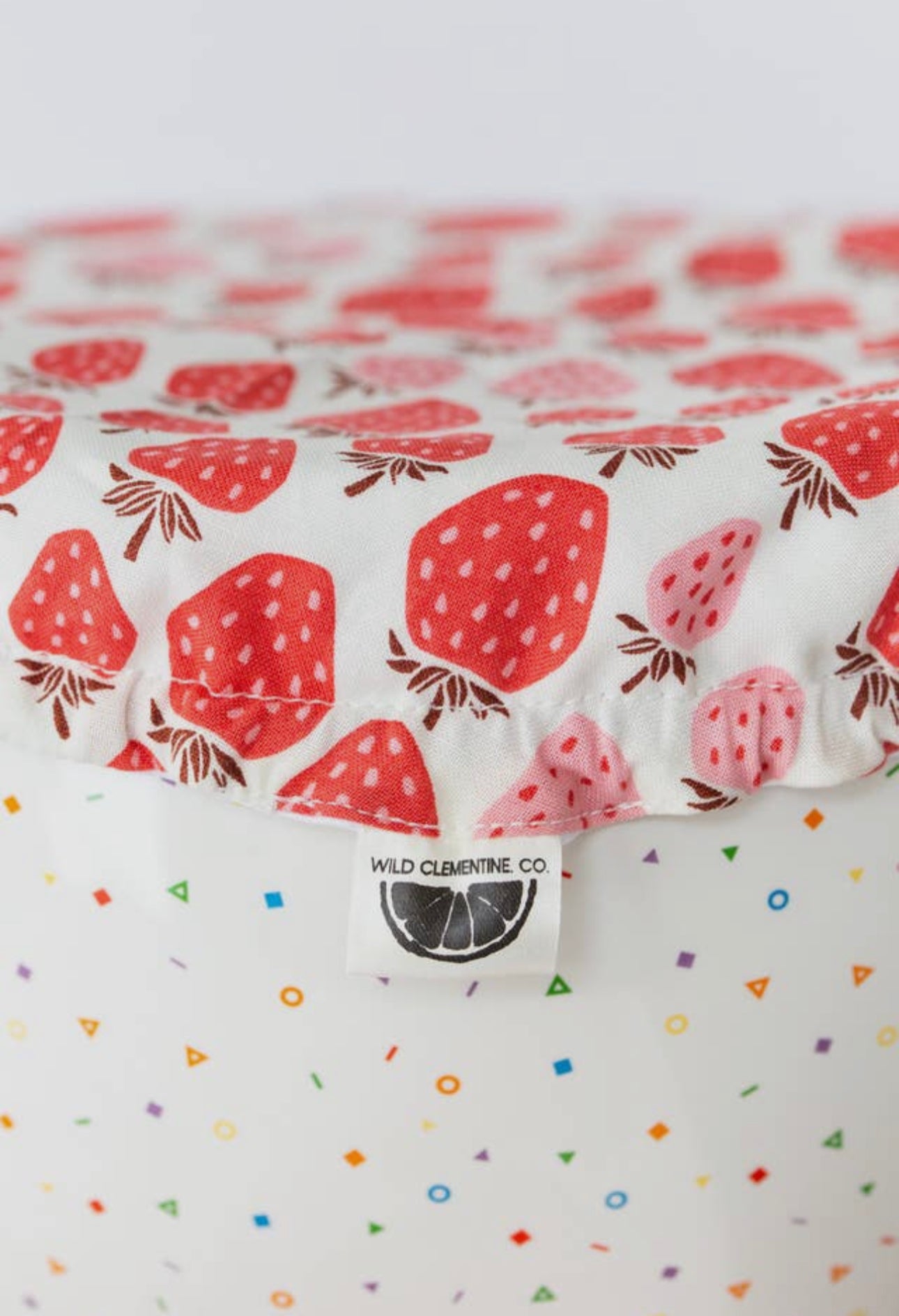 Reusable Bowl Covers--Strawberries