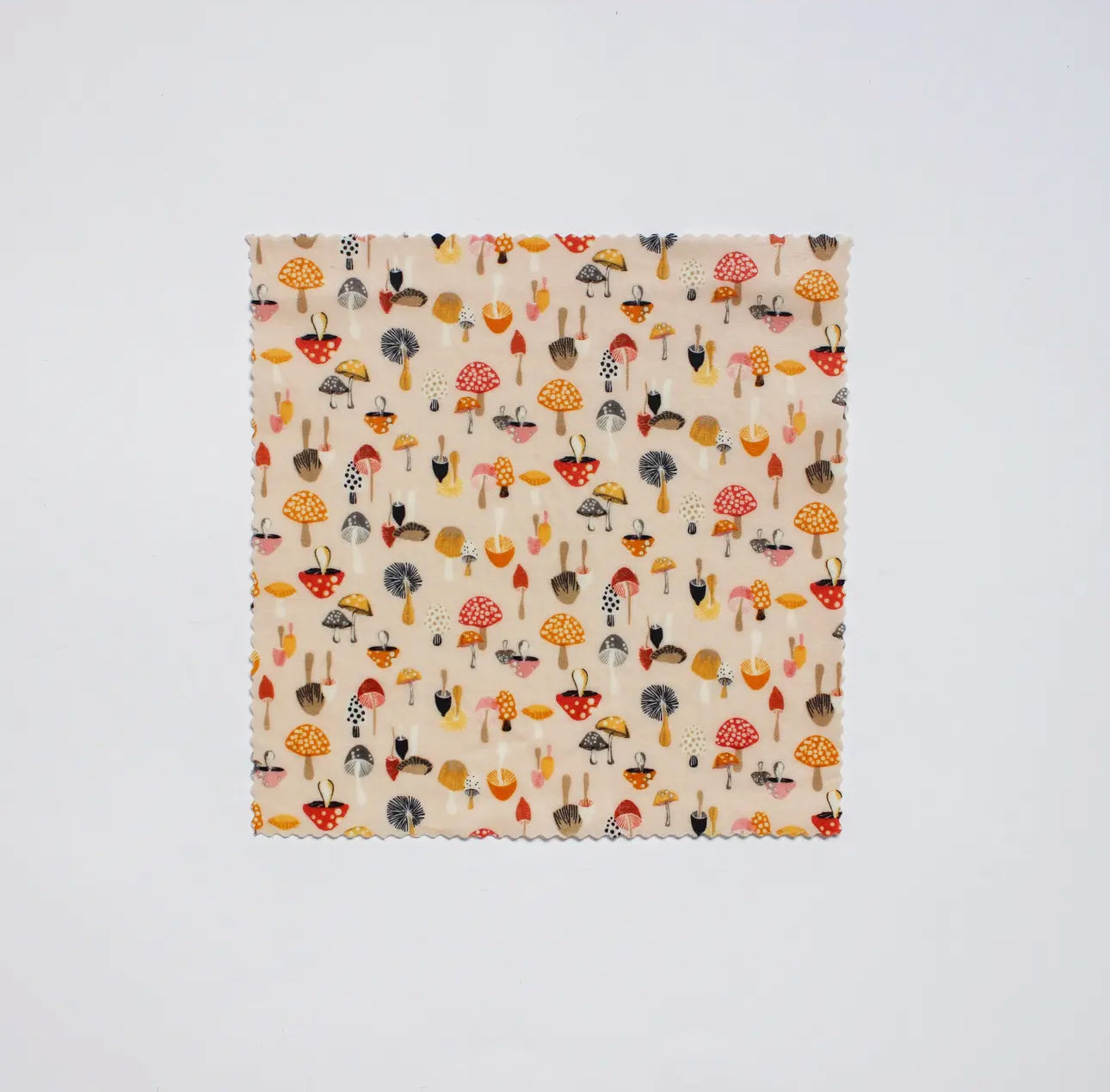 Medium Beeswax Food Wrap -- Pink Mushys