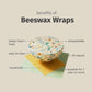 Medium Beeswax Food Wrap -- Show me your Melons