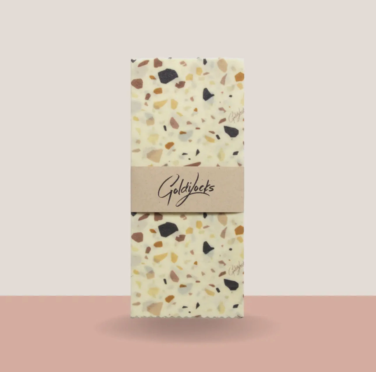 Medium Beeswax Food Wrap -- Terrazzo