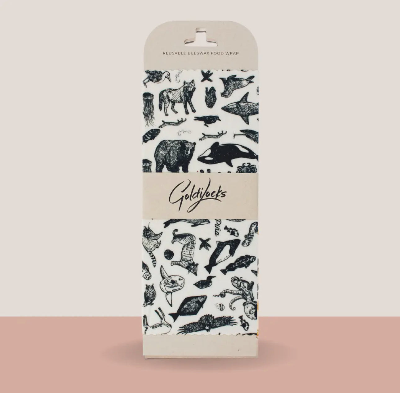 Medium Beeswax Food Wrap -- Species of Ucluelet