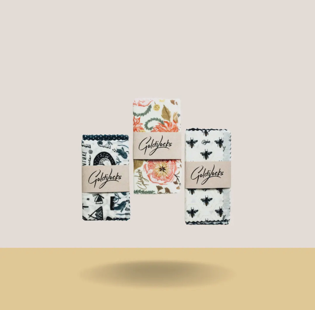 Beeswax Food Wraps: Itty Bitty Bundle