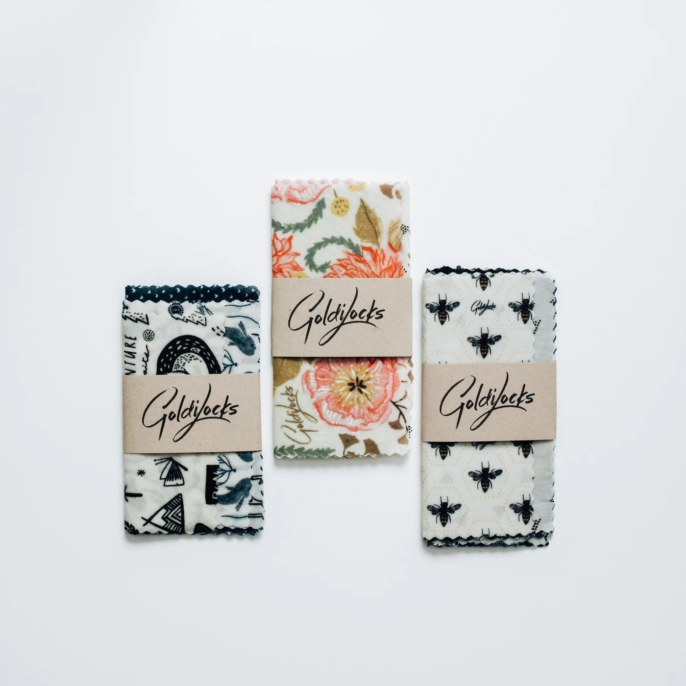 Beeswax Food Wraps: Itty Bitty Bundle