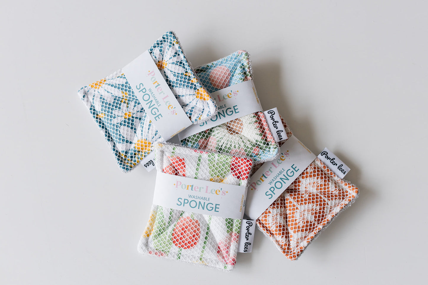 Washable Reusable Sponge--Surprise Print