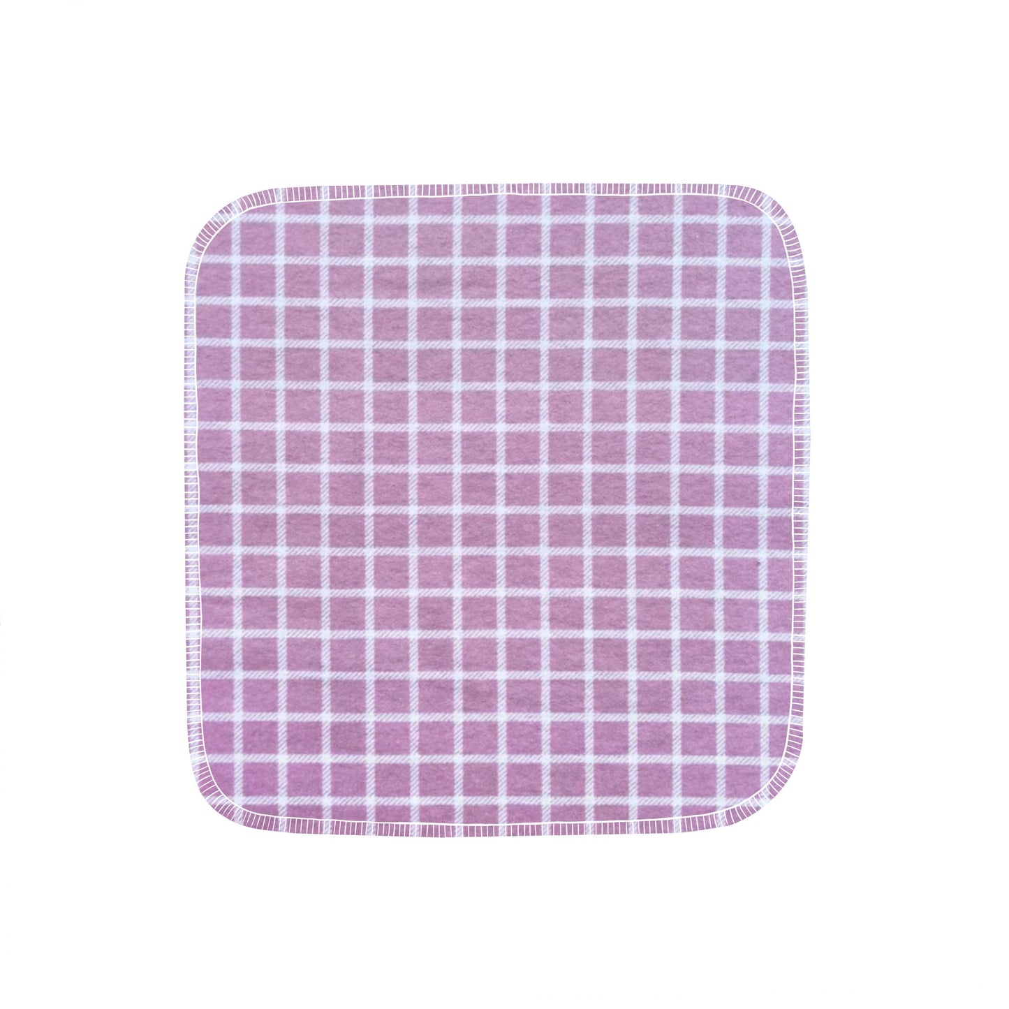 Reusable Paper Towels--24 count--Mauve Grids--Porter Lee's