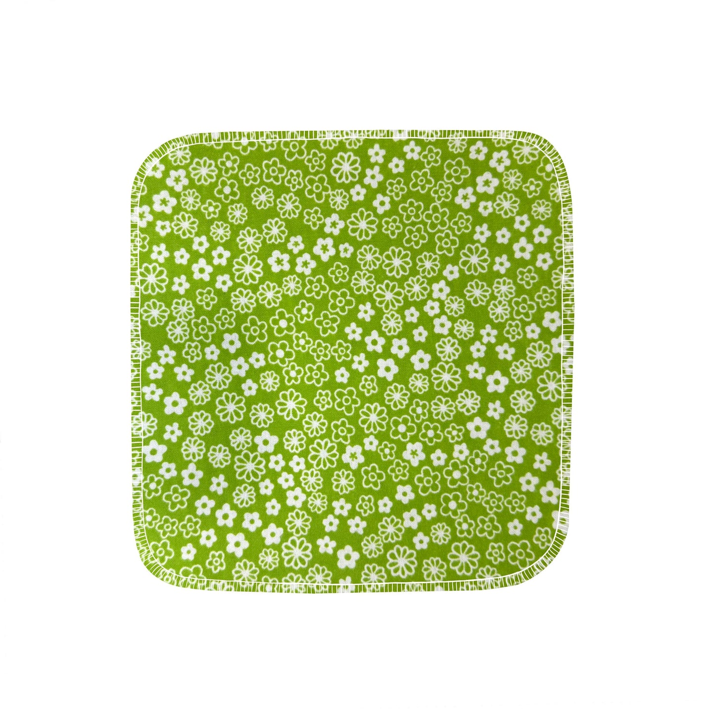 Reusable Paper Towels--24 count--Green Itsy Florals--Porter Lee's