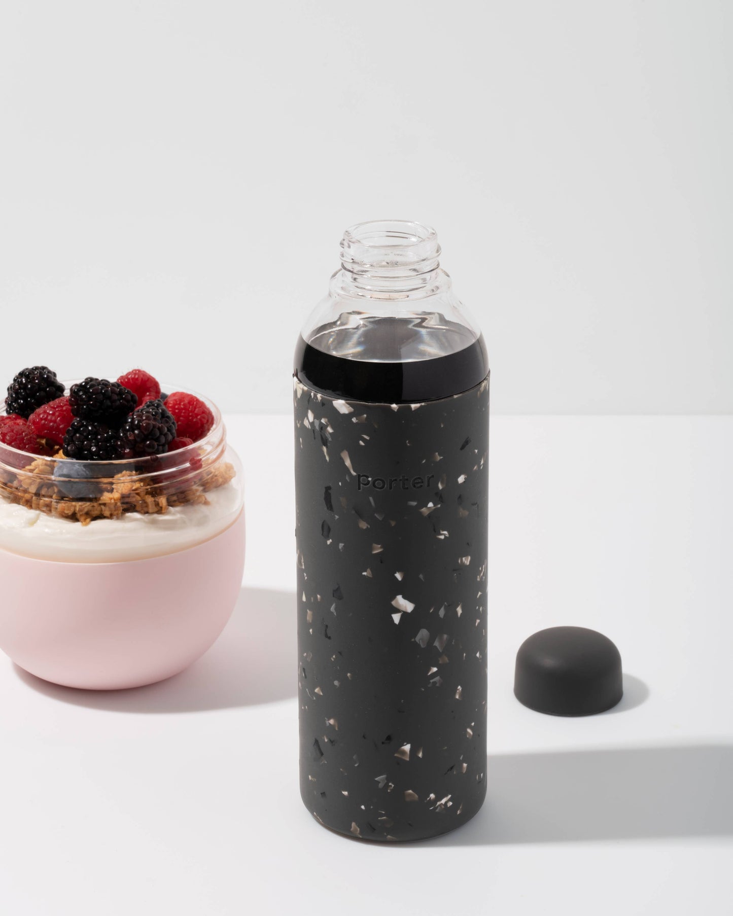 Water Bottle - Charcoal Terrazzo