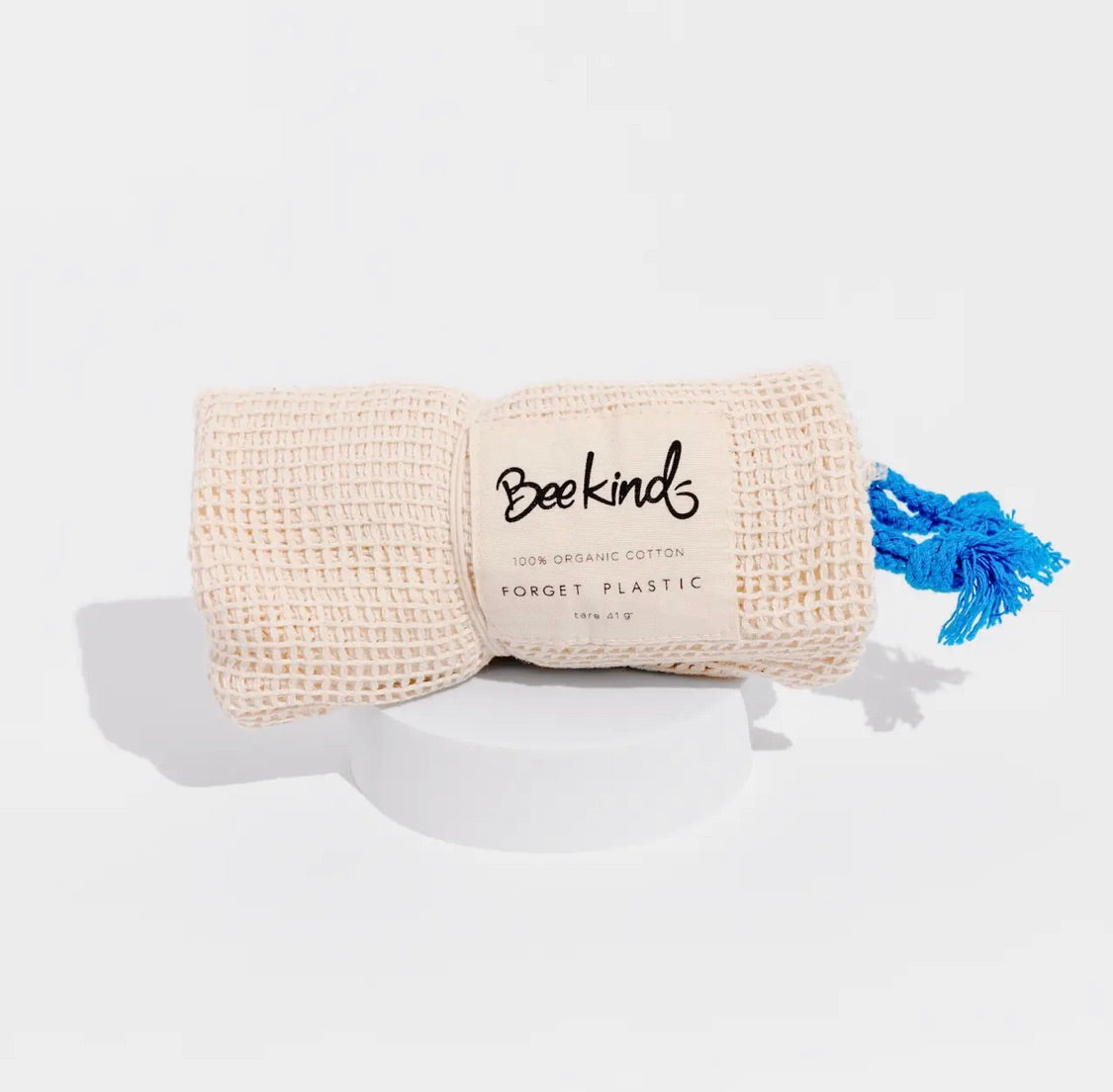Reusable Organic Cotton Produce Bags – Blue (Set of 2)