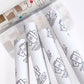 Reusable Paper Towels--24 count--Retro Flowers--Porter Lee's