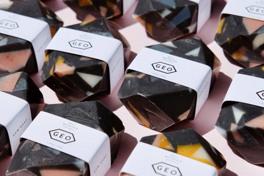 Terrazzo Mini Gem Bar Soap - Charcoal