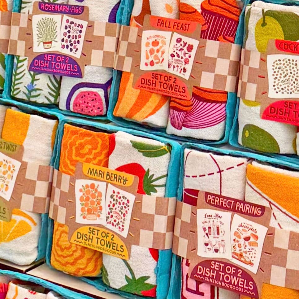Mari Berry – Cotton Dish Towel Set (Set of 2)