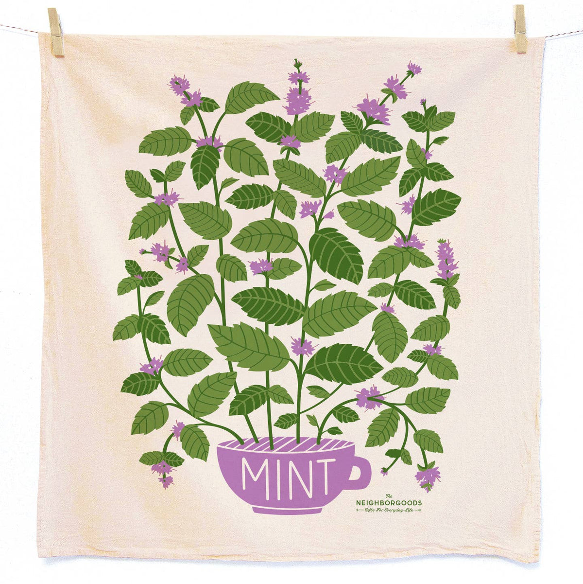 I Lilac Purple – Cotton Dish Towel Set (Set of 2)
