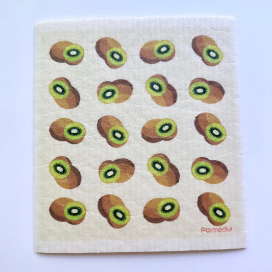 Swedish Dish Cloth -- Kiwis