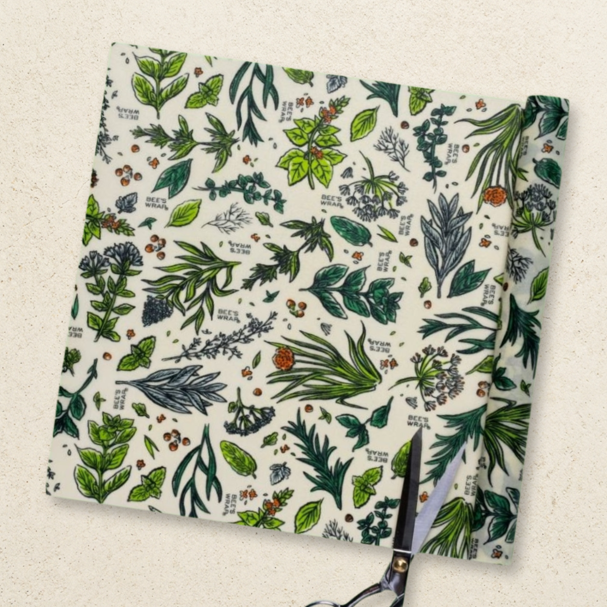 Bee’s Wrap Reusable Beeswax Food Wrap Roll – Herb Garden