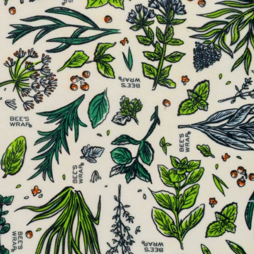Bee’s Wrap Reusable Beeswax Food Wrap Roll – Herb Garden