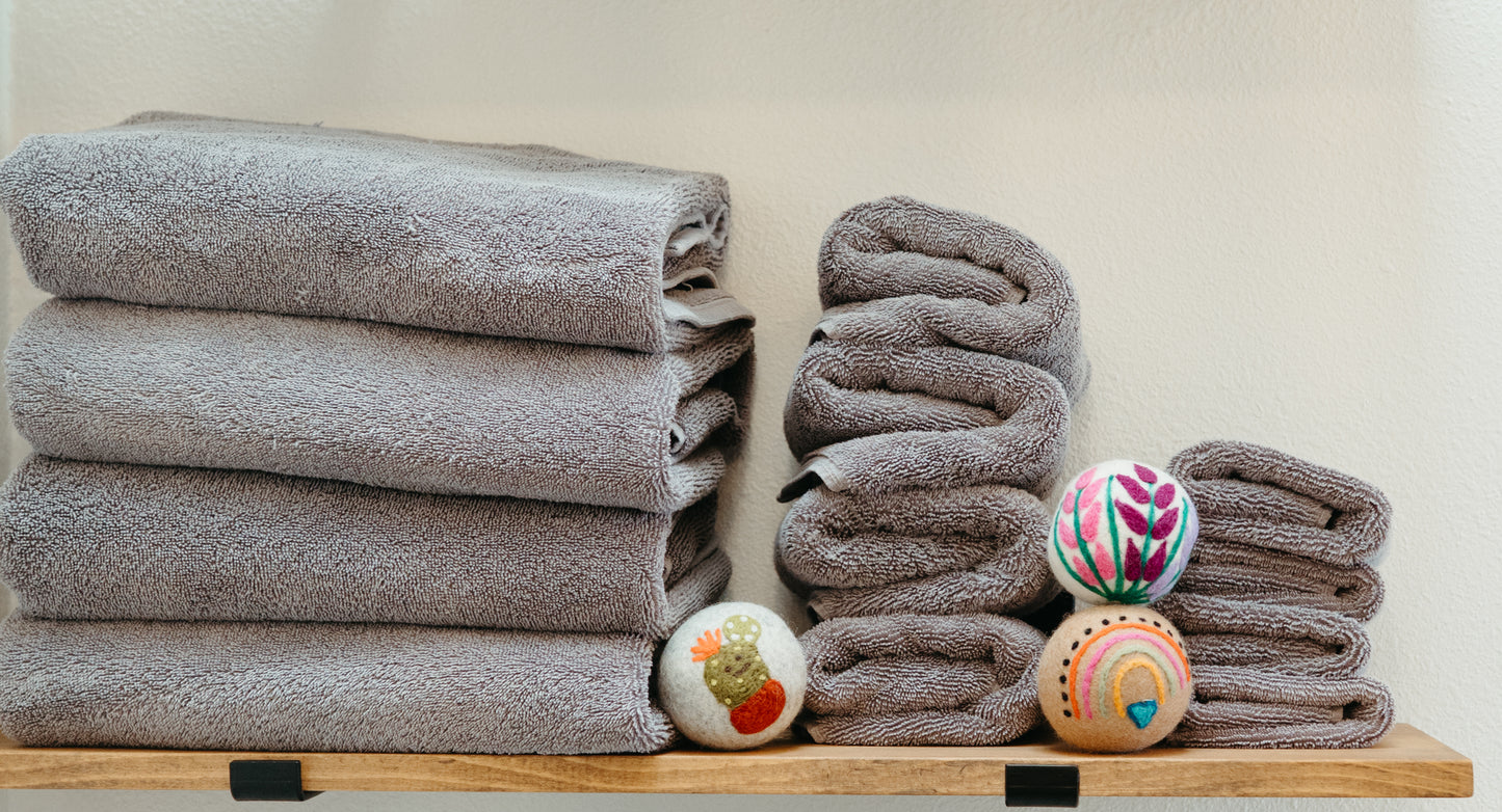 Organic Wool Dryer Balls--Monarch Butterfly