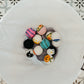 Organic Wool Dryer Balls--Betty Blue Wrapped Daisy