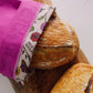 Reusable Beeswax Lined Bread Bag