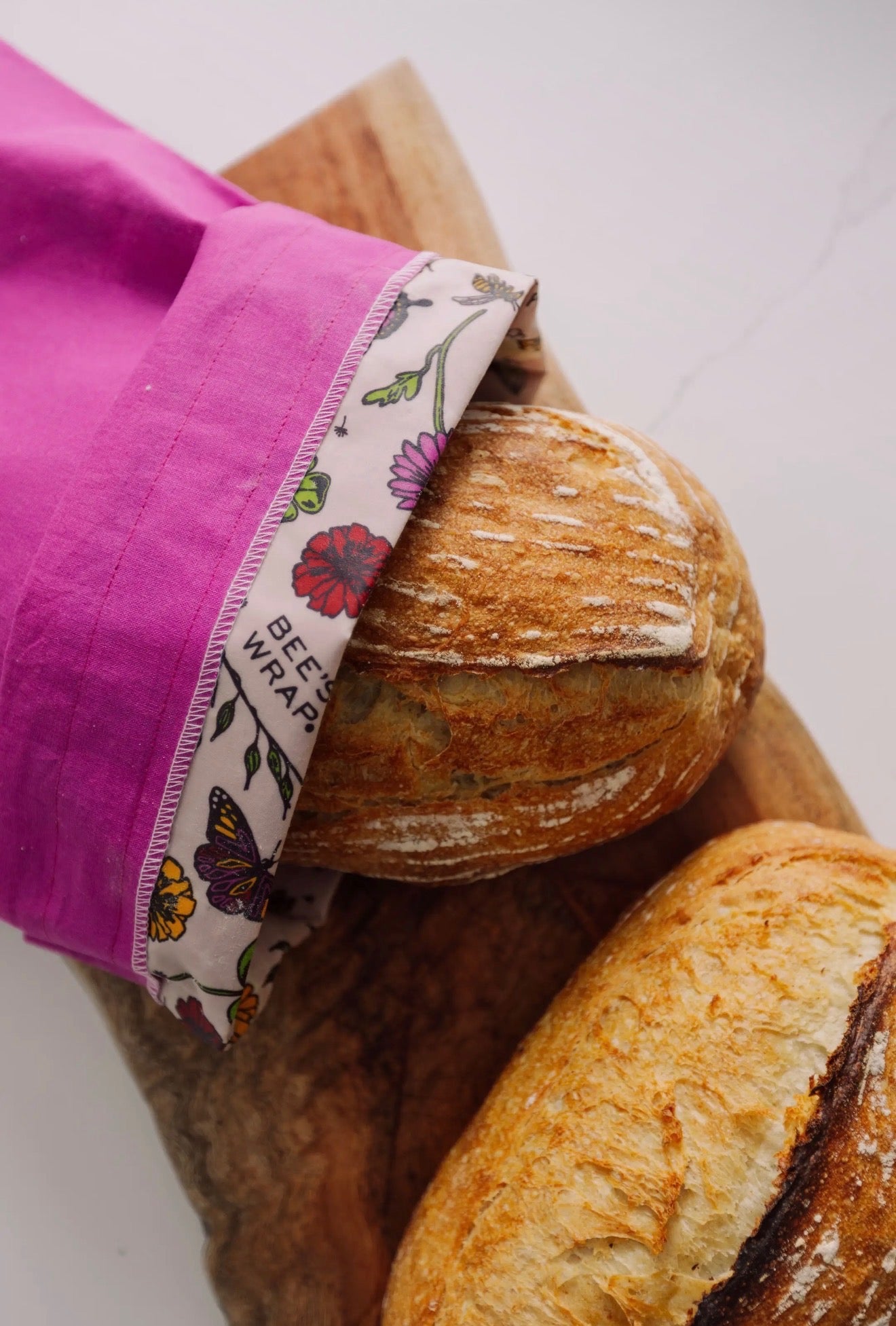 Reusable Beeswax Lined Bread Bag