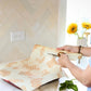 Reusable Beeswax Food Wrap Roll -- Honeycomb