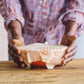 Reusable Beeswax Food Wrap Roll -- Honeycomb