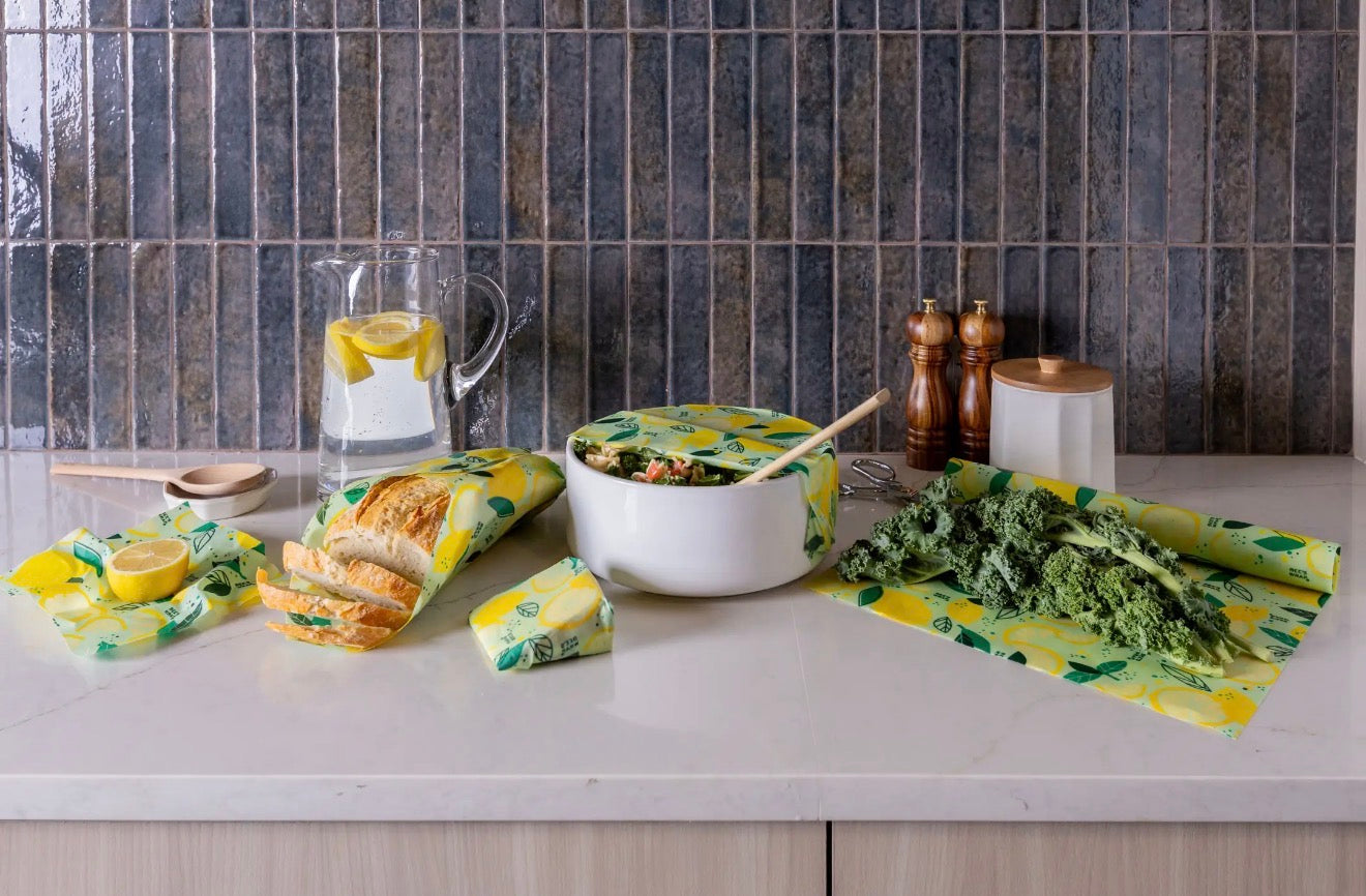 Reusable Beeswax Food Wrap Roll -- Fresh Squeezed