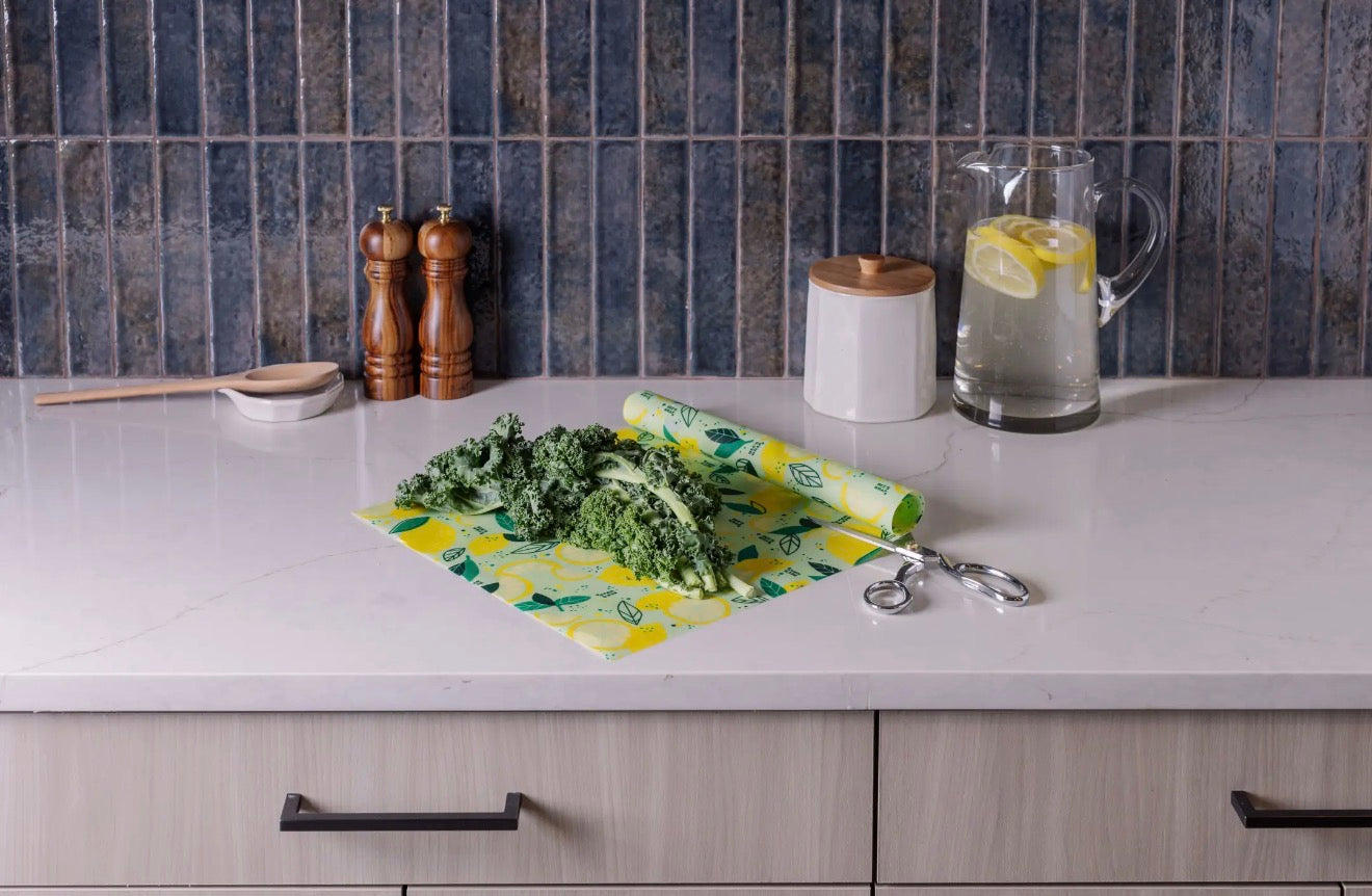 Reusable Beeswax Food Wrap Roll -- Fresh Squeezed