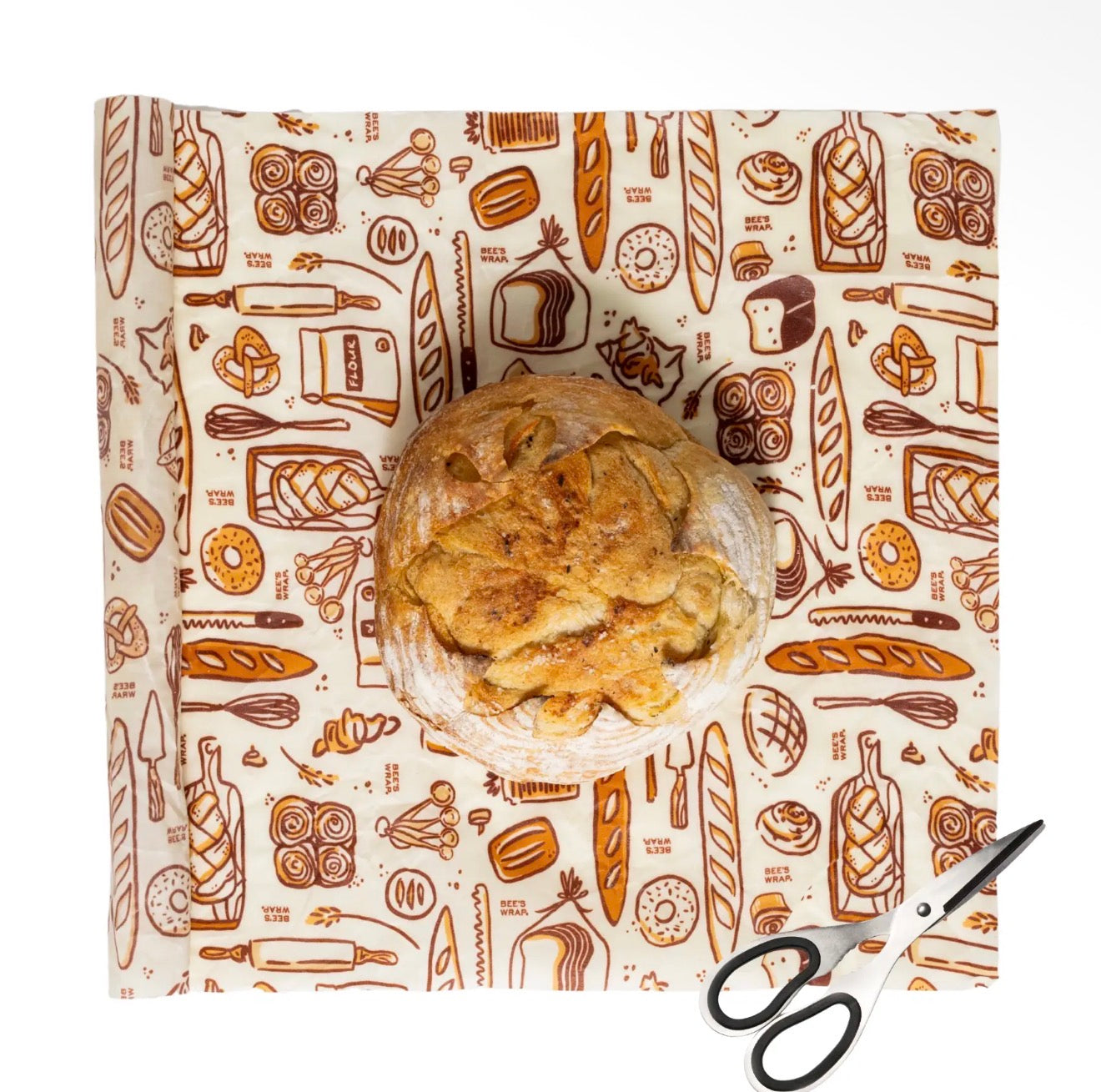 Reusable Beeswax Food Wrap Roll -- Bakery Lane