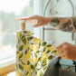 Reusable Paper Towels--Tiny Daisies On Gray