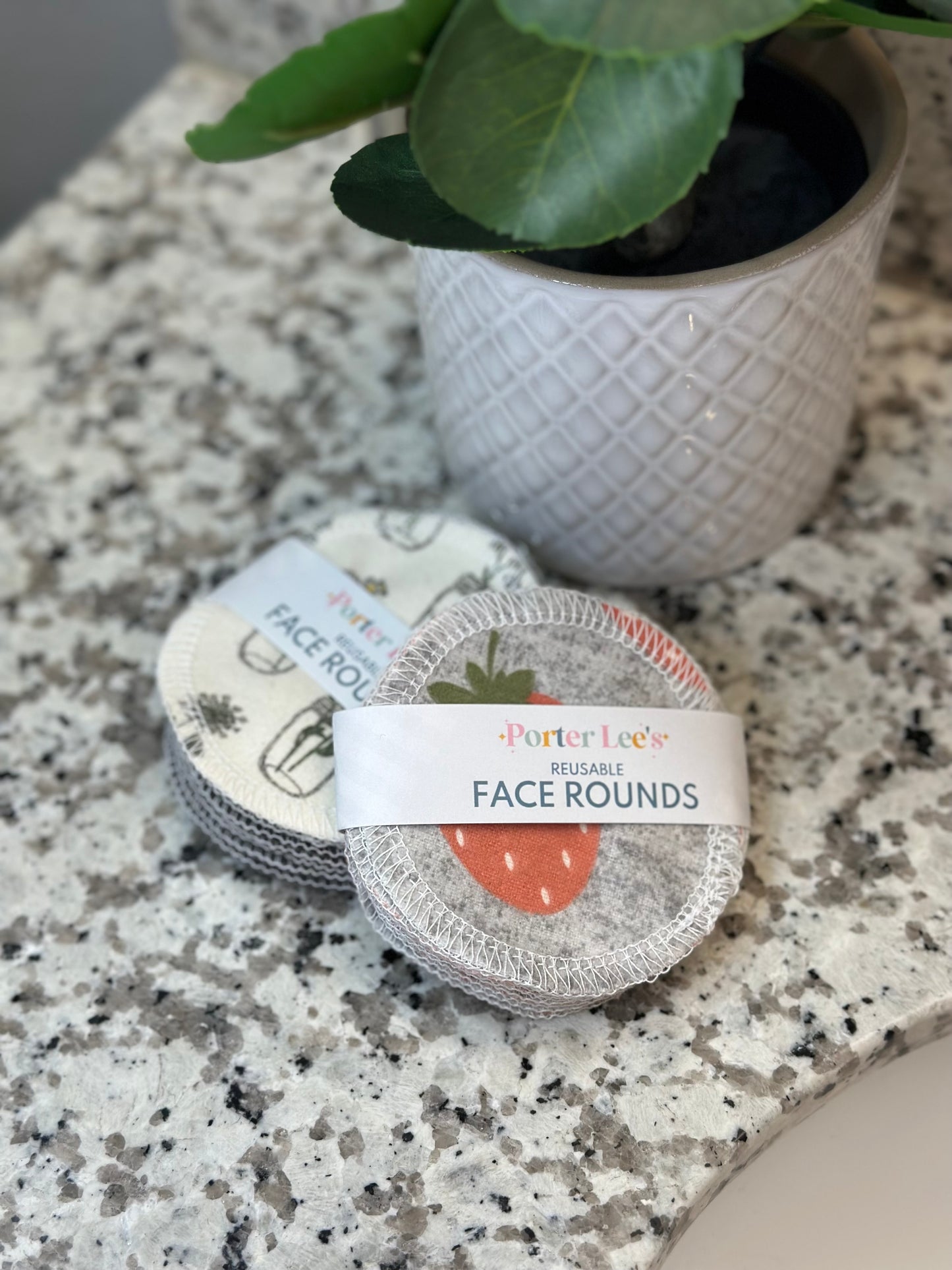 Reusable Face Rounds--Surprise Prints