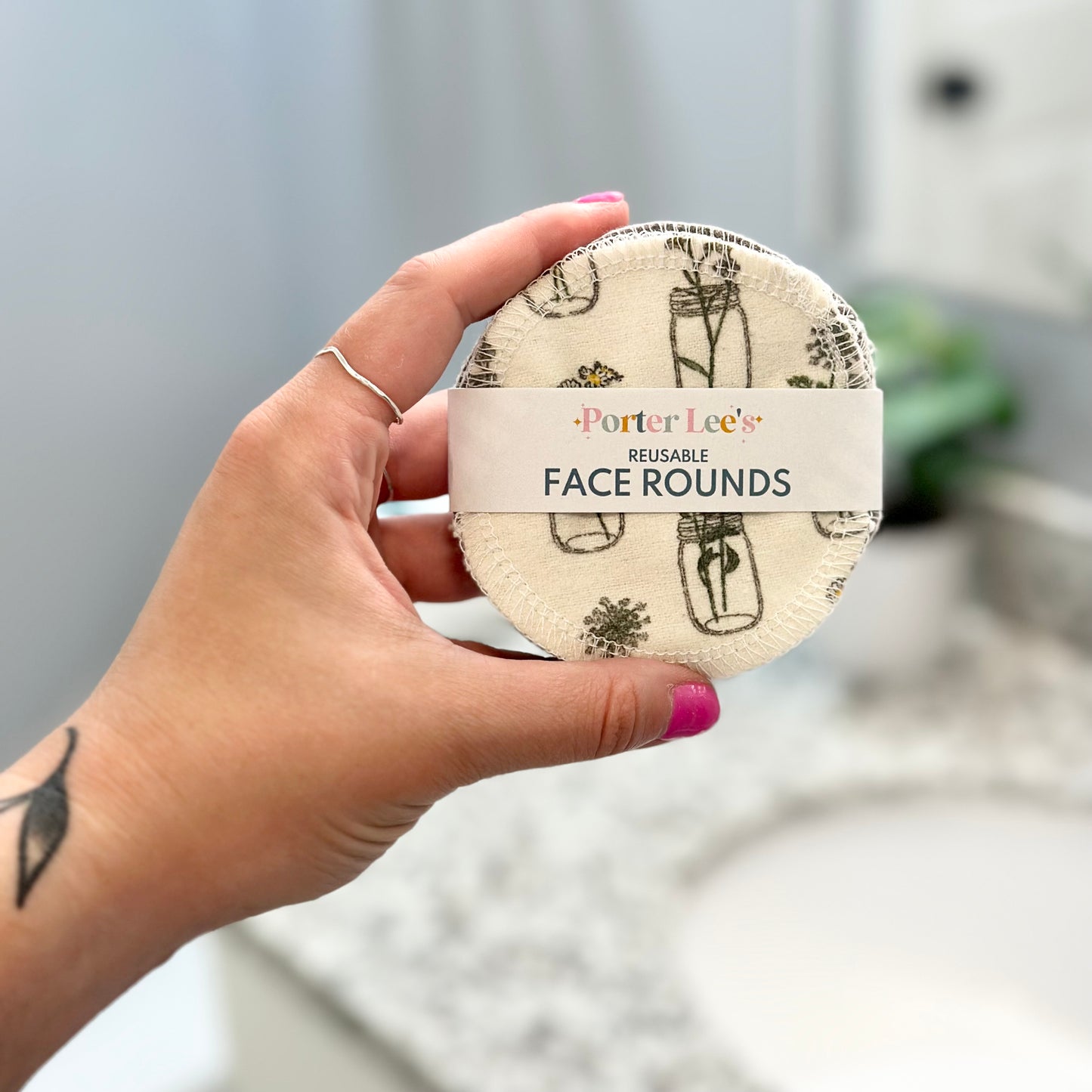 Reusable Face Rounds--Surprise Prints