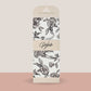 Medium Beeswax Food Wrap -- Black Floral