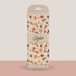 Medium Beeswax Food Wrap -- Pink Mushys