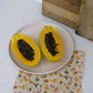 Medium Beeswax Food Wrap -- Pink Mushys