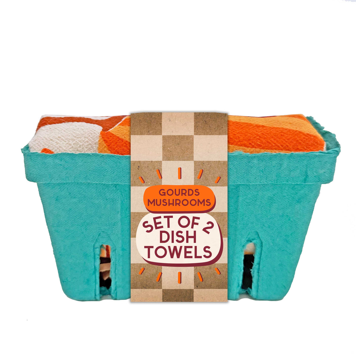 Fall Feast – Cotton Dish Towel Set (Set of 2)