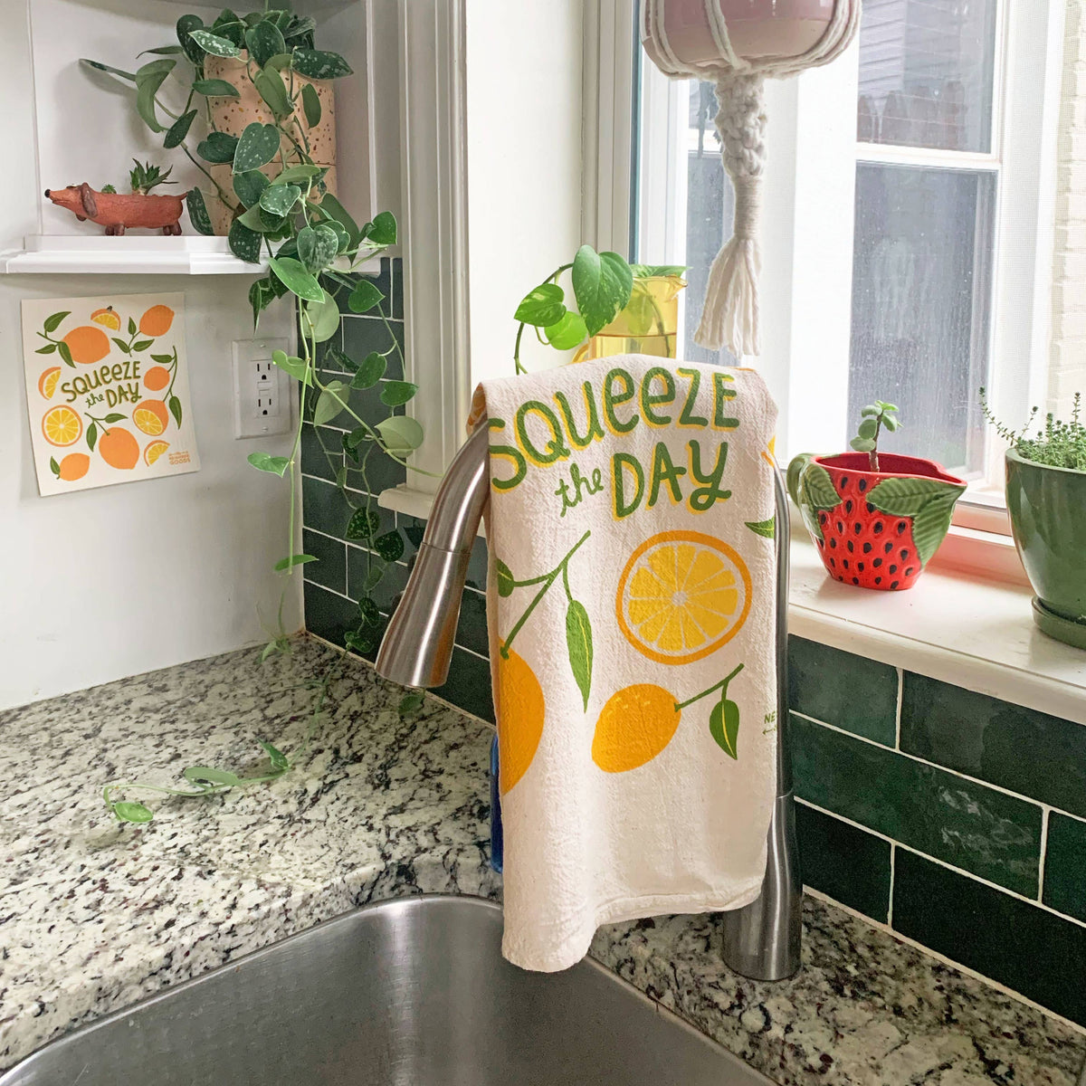 Olives With A Twist – Cotton Dish Towel Set (Set of 2)