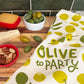 Olives With A Twist – Cotton Dish Towel Set (Set of 2)