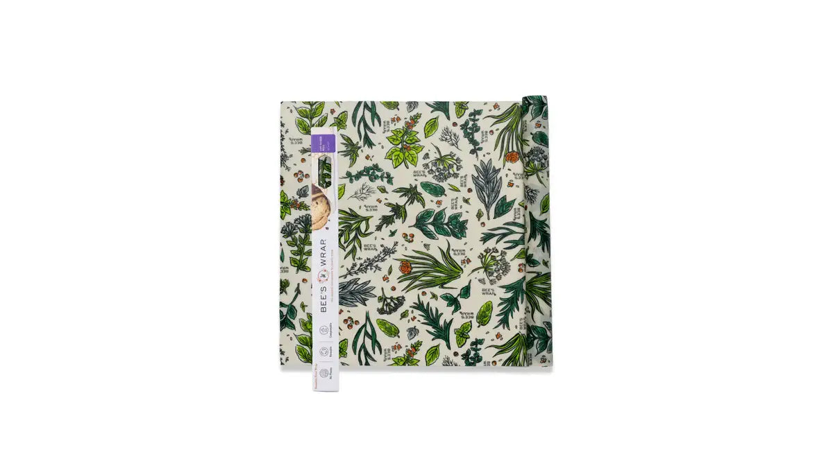 Bee’s Wrap Reusable Beeswax Food Wrap Roll – Herb Garden