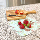 Reusable Paper Towels--24 count--Strawberries on Periwinkle--Porter Lee's
