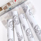 Reusable Paper Towels--24 count--Hidden Lunar Land--Porter Lee's