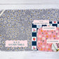 Reusable Paper Towels--24 count--Strawberries on Periwinkle--Porter Lee's
