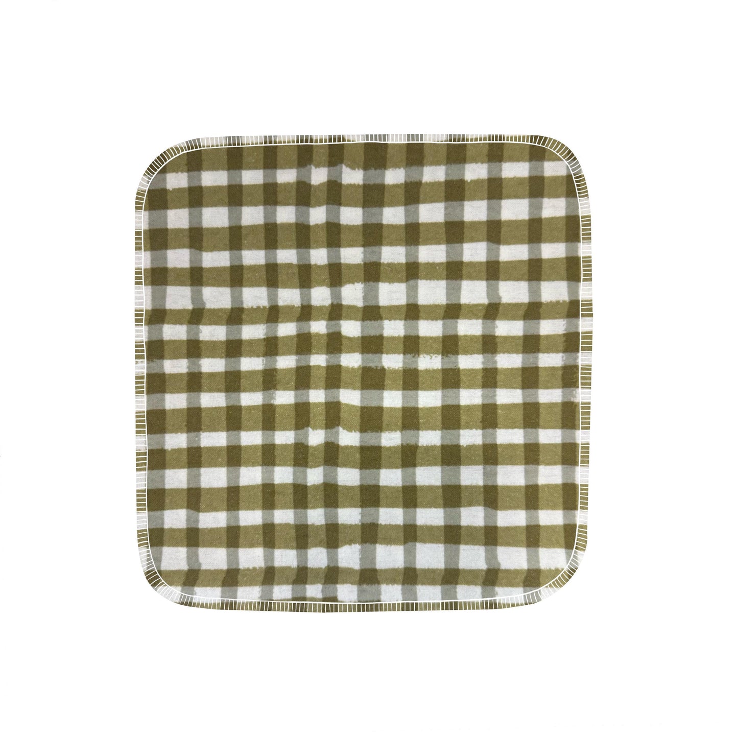 Reusable Paper Towels--24 count--Sage Green Gingham--Porter Lee's