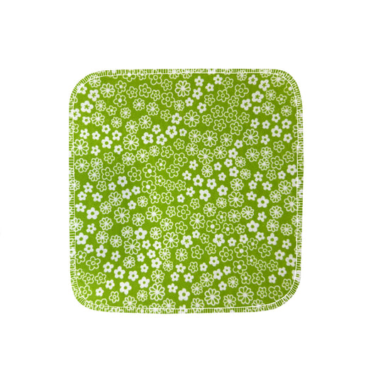 Reusable Paper Towels--24 count--Green Itsy Florals--Porter Lee's