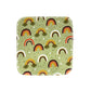Reusable Paper Towels--24 count--Green Rainbows--Porter Lee's