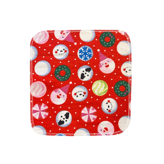 Reusable Paper Towels--24 count--Christmas Ornaments--Porter Lee's